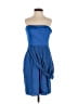 BCBGMAXAZRIA 100% Silk Blue Cocktail Dress Size 2 - photo 1