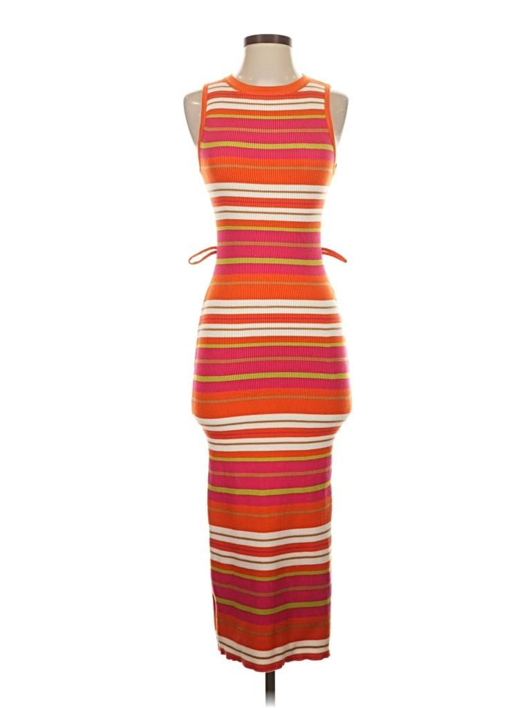 Pre-owned Flying Tomato Casual Dress In Orange