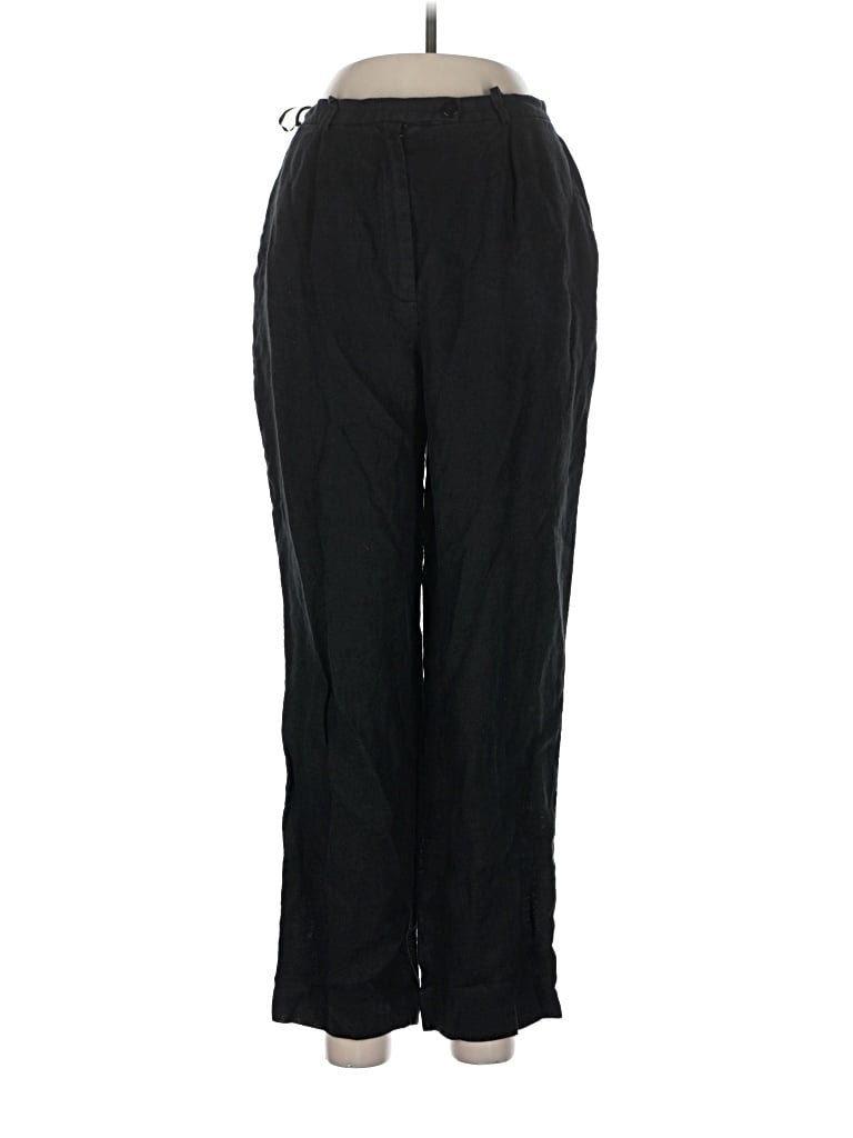 Pre-owned Style & Co Linen Pants In Black