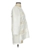BCBGMAXAZRIA 100% Polyester Ivory 3/4 Sleeve Blouse Size XS - photo 4