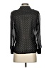 Halogen 100% Polyester Polka Dots Black Long Sleeve Blouse Size XS - photo 2