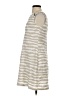 Papillon Stripes Gray Tan Casual Dress Size S (estimated) - photo 5