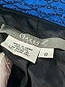 Maggy L 100% Silk Chevron-herringbone Blue Silk Blazer Size 8 - photo 6