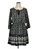 Xhilaration 100% Polyester Black Kimono Size XL - photo 1