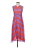 Lewit Stripes Orange Casual Dress Size 0 - photo 1