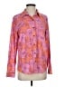 Universal Thread Print Orange Long Sleeve Blouse Size S - photo 1