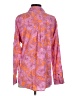 Universal Thread Print Orange Long Sleeve Blouse Size S - photo 2