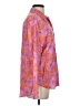 Universal Thread Print Orange Long Sleeve Blouse Size S - photo 4