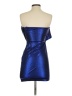 Superdown Metallic Blue Cocktail Dress Size S - photo 2