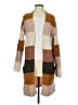 Knox Rose Color Block Brown Cardigan Size XS - photo 1