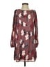Lulus 100% Polyester Floral Burgundy Casual Dress Size XS - photo 1