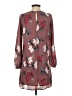 Lulus 100% Polyester Floral Burgundy Casual Dress Size XS - photo 2