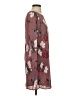 Lulus 100% Polyester Floral Burgundy Casual Dress Size XS - photo 4