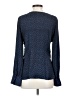 Ann Taylor 100% Polyester Blue Long Sleeve Blouse Size 2 - photo 2
