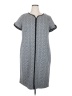 Talbots Chevron-herringbone Gray Casual Dress Size 18 - photo 1