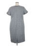 Talbots Chevron-herringbone Gray Casual Dress Size 18 - photo 2