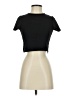 Princess Polly 100% Polyester Black Short Sleeve Turtleneck Size 4 - photo 1