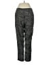 Silence and Noise 100% Polyester Print Gray Casual Pants Size 0 - photo 2