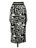 Nicole Miller Graphic Gray Formal Skirt Size XS - photo 1
