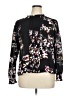 Apt. 9 100% Polyester Floral Black Long Sleeve Blouse Size XL - photo 1
