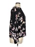 Apt. 9 100% Polyester Floral Black Long Sleeve Blouse Size XL - photo 4