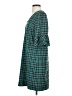 Draper James Plaid Teal Casual Dress Size 4 - photo 5