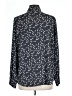Ann Taylor LOFT 100% Polyester Polka Dots Black Long Sleeve Blouse Size L - photo 2