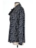 Ann Taylor LOFT 100% Polyester Polka Dots Black Long Sleeve Blouse Size L - photo 5