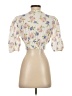 Zara Ivory Short Sleeve Blouse Size XS - photo 2