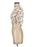 Zara Ivory Short Sleeve Blouse Size XS - photo 5