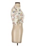 Zara Ivory Short Sleeve Blouse Size XS - photo 4