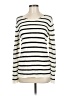 Honey Punch Stripes Ivory Pullover Sweater Size M - photo 1