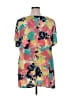 Ruby Rd. Teal Short Sleeve Blouse Size 3X - photo 2