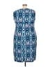 9&Co. Print Blue Cocktail Dress Size 22W - photo 2