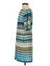 Donna Morgan Print Blue Casual Dress Size 2 - photo 5