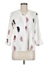 Gomorn White 3/4 Sleeve Blouse Size M - photo 1