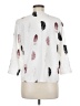 Gomorn White 3/4 Sleeve Blouse Size M - photo 2