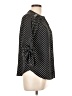 Collective Concepts 100% Polyester Polka Dots Black 3/4 Sleeve Blouse Size L - photo 4