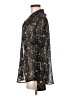 CAbi Floral Black Long Sleeve Blouse Size M - photo 5
