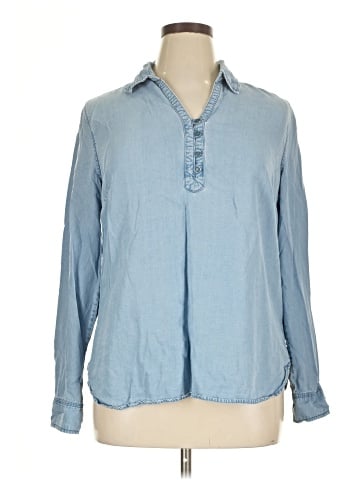 IZOD Long Sleeve Blouse (view 1)
