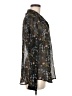 CAbi Floral Black Long Sleeve Blouse Size M - photo 4