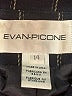 Evan Picone 100% Viscose Plaid Black Blazer Size 14 - photo 6