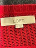 Ann Taylor LOFT 100% Cotton Red Pullover Sweater Size S - photo 7