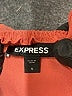 Express 100% Polyester Solid Orange Casual Dress Size M - photo 7