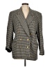 Barrie Pace Houndstooth Gray Tan Wool Blazer Size L (estimated) - photo 1