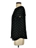 CeCe 100% Polyester Polka Dots Black Short Sleeve Top Size XS - photo 5