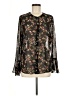 Rachel Roy 100% Polyester Black Long Sleeve Blouse Size M - photo 1