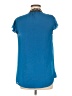 HD in Paris 100% Polyester Blue Short Sleeve Blouse Size 8 - photo 2