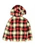 Old Navy 100% Polyester Plaid Red Coat Size 4T - photo 2