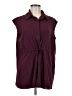 Shein 100% Polyester Burgundy Sleeveless Blouse Size 6 - photo 1